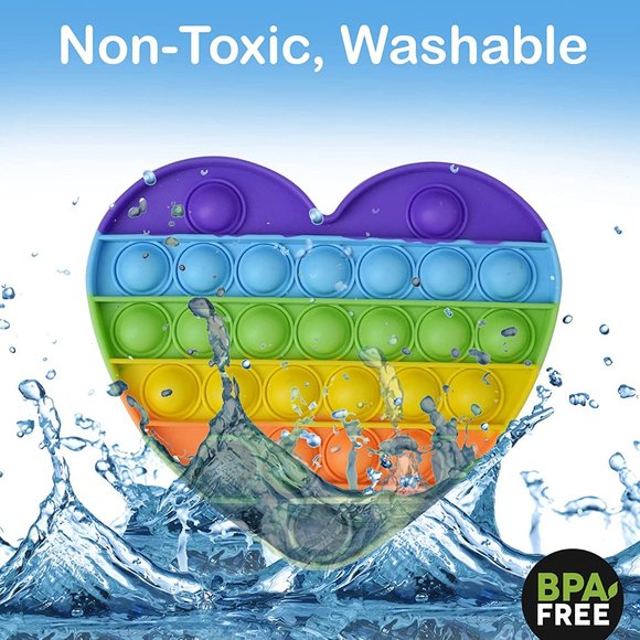 4 Pack Pop It Fidget Toys Pop Its Fidgets, Sensory Toys for Kids Teens & Adults - Picture 5 of 11